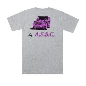 Authentic Anti Social Social Club “Berlin” Grey/Pink Tee ASSC - NWT Medium M